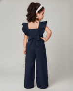 Navy Ruffled Jumpsuit | 3Y - 7Y - Image 2